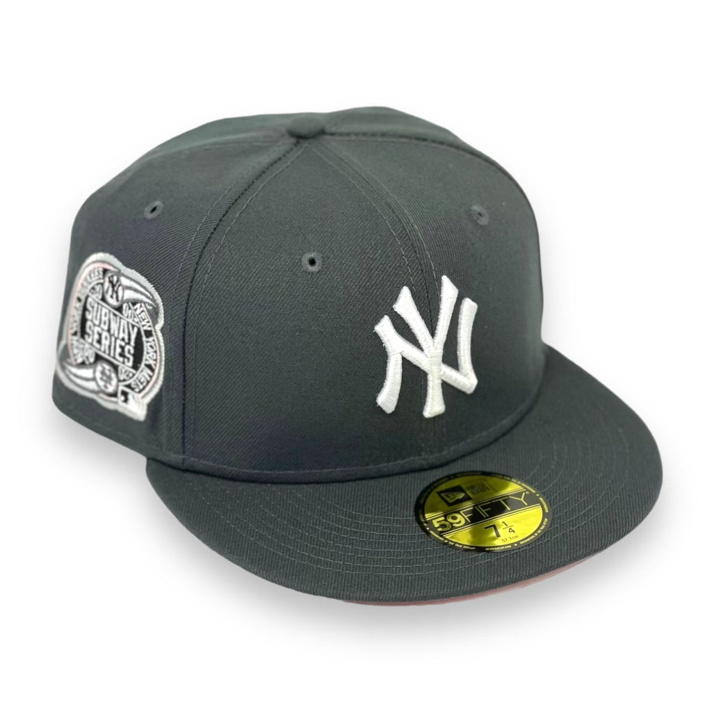 NEW YORK YANKEES (GREY) (2000 SUBWAY SERIES) NEW ERA 59FIFTY FITTED (PINK UNDER VISOR)
