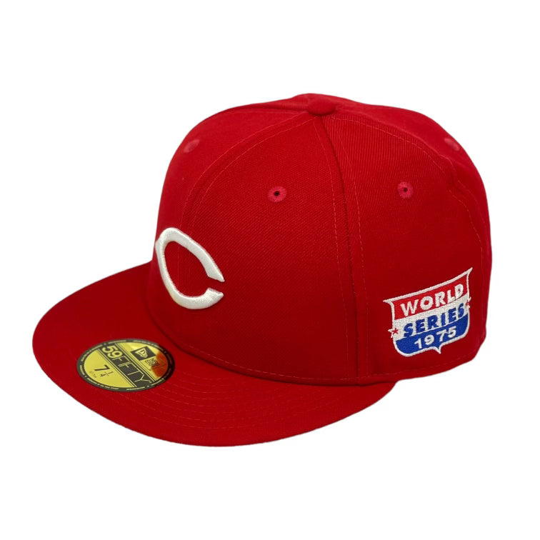 CINCINNATI REDS (1975 WORLDSERIES) NEW ERA 59FIFTY FITTED (GREEN UNDER VISOR)