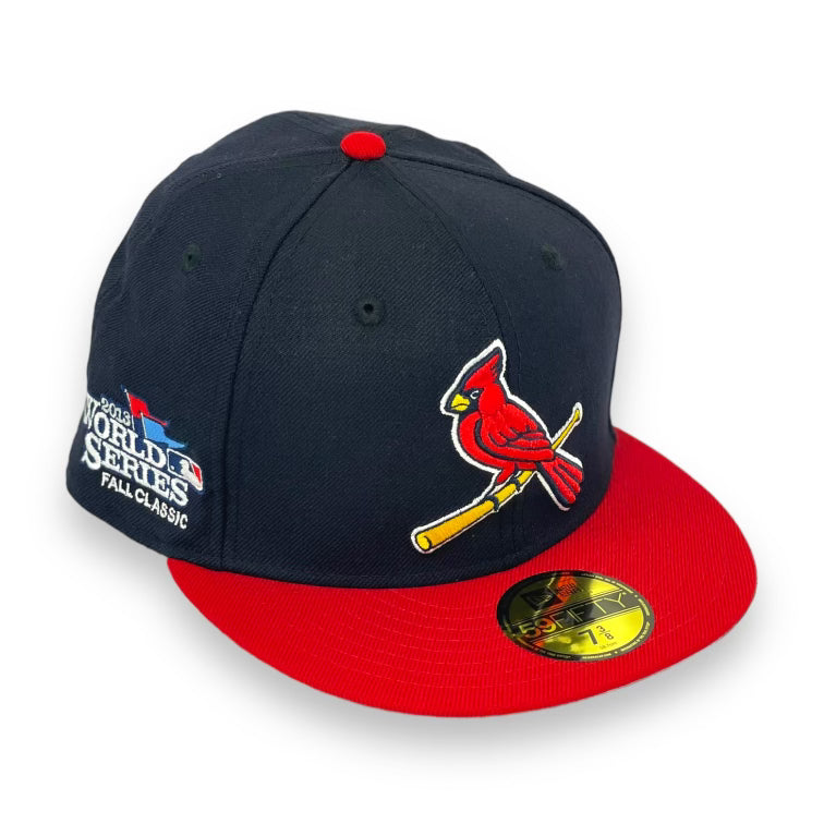 ST LOUIS CARDINALS (2013 WORLD SERIES) NEW ERA 59FIFTY FITTED (GRAY UNDER BRIM)