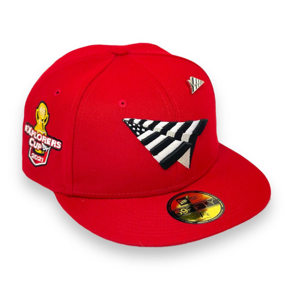 PAPER PLANES EXPLORERS CUP (CRIMSON) FITTED –