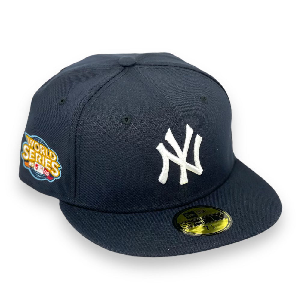 New Era New York Yankees Fitted Hat 2000 World Series Patch Pink Under Brim  Cap