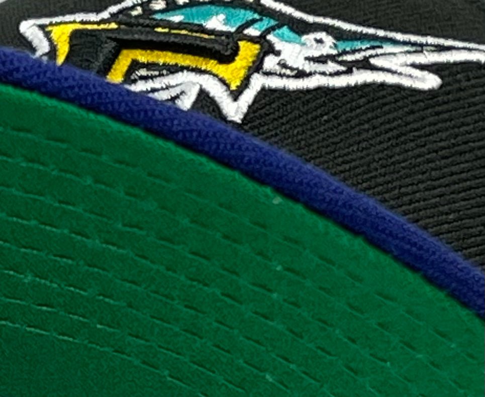 FLORIDA MARLINS (1997 WORLD SERIES) NEW ERA 59FIFTY FITTED (GREEN UNDER VISOR)