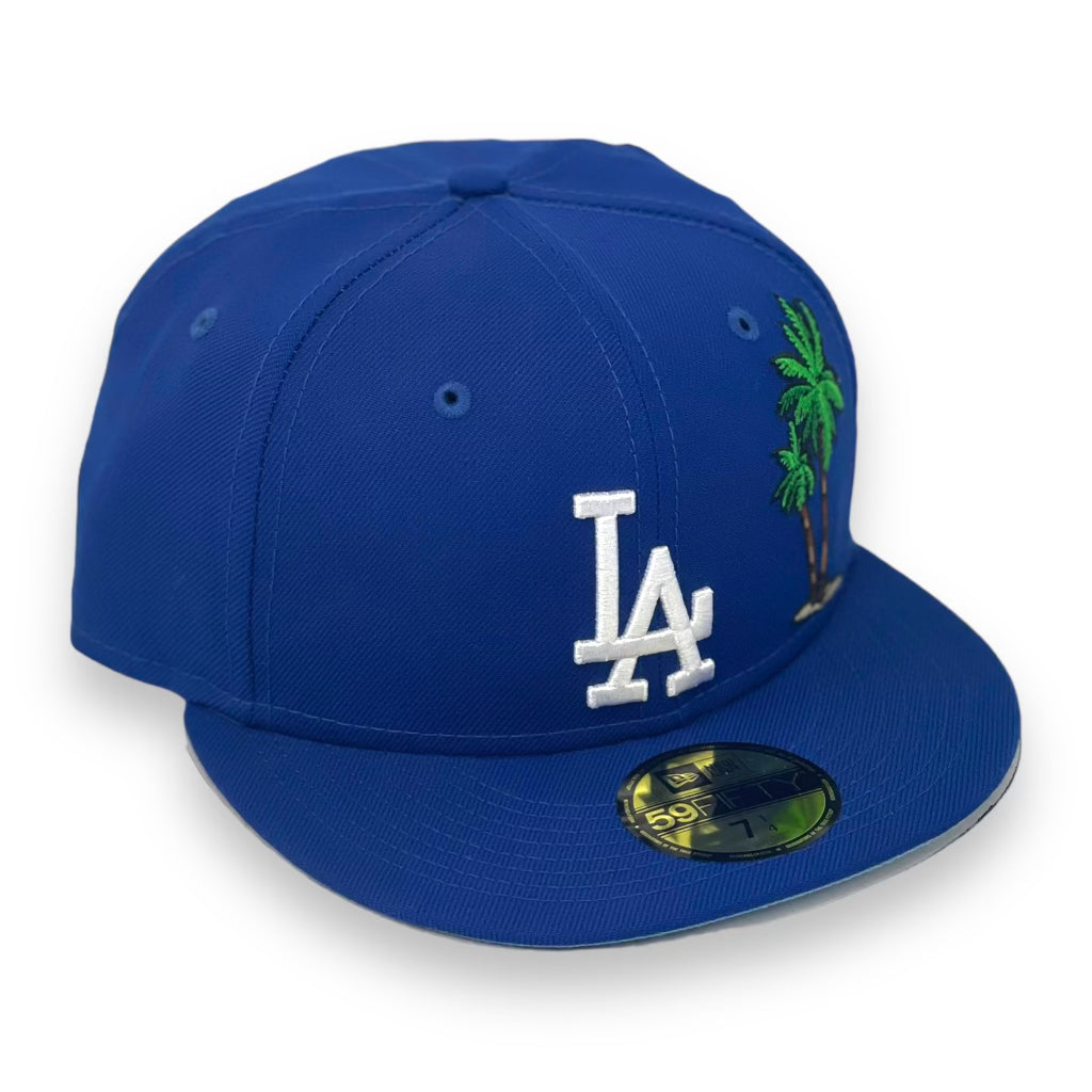 LOS ANGELES DODGERS "PALM TREE X TACO" NEW ERA 59FIFTY FITTED (SKY BLUE UNDER VISOR)
