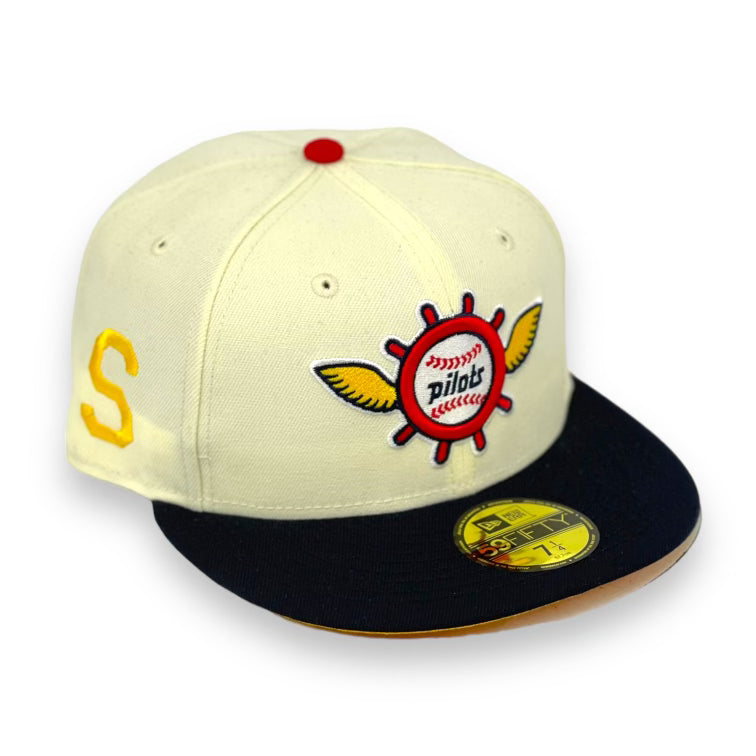 SEATTLE PILOTS (2-TONE) NEW ERA 59FIFTY FITTED (YELLOW UNDER VISOR)