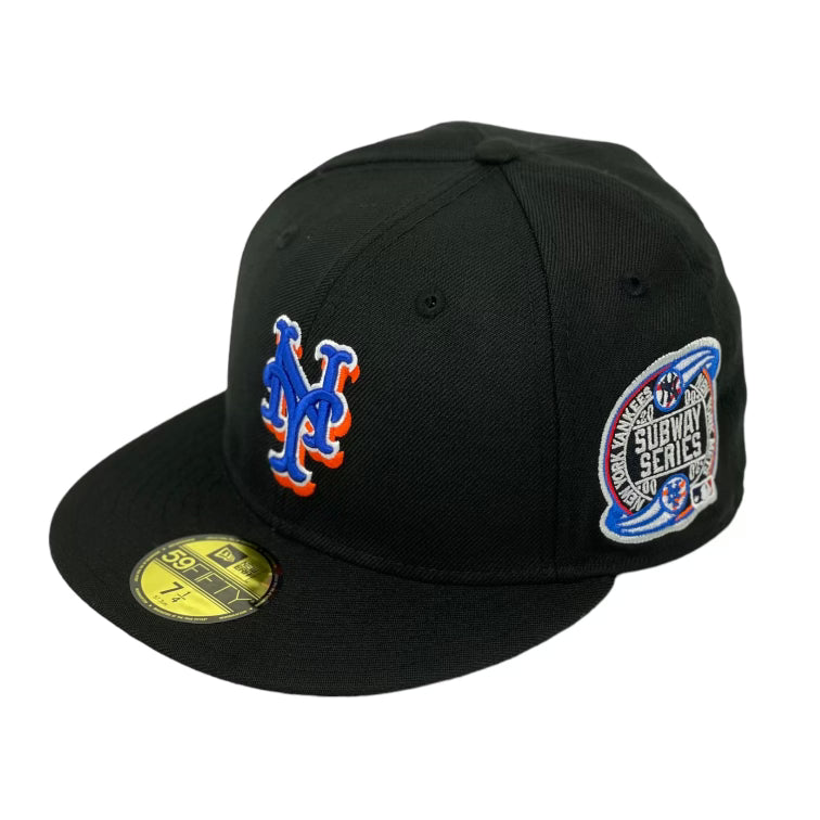 NEW YORK METS (BLACK) (2000 SUBWAY SERIES) NEW ERA 59FIFTY FITTED (GREY BRIM)