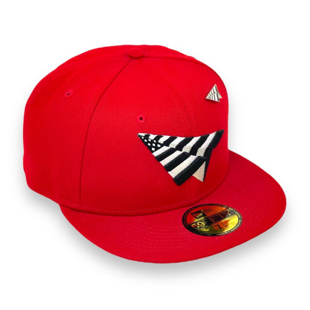PAPER PLANES THE ORIGINAL CROWN CRIMSON "FITTED"