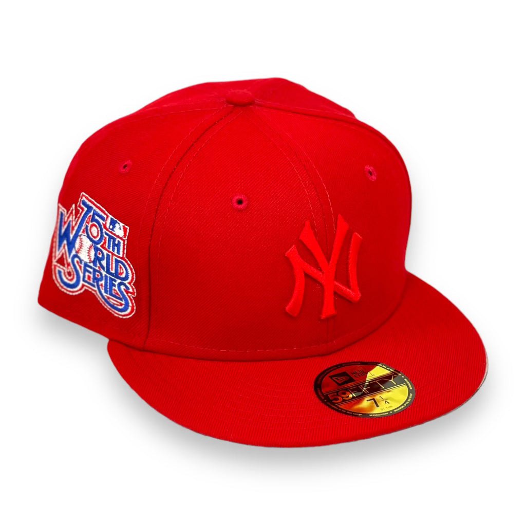 NEW YORK YANKEES (1978 WS) "75TH WORLDSERIES" NEW ERA 59FIFTY (ROYAL UNDER VISOR) FITTED