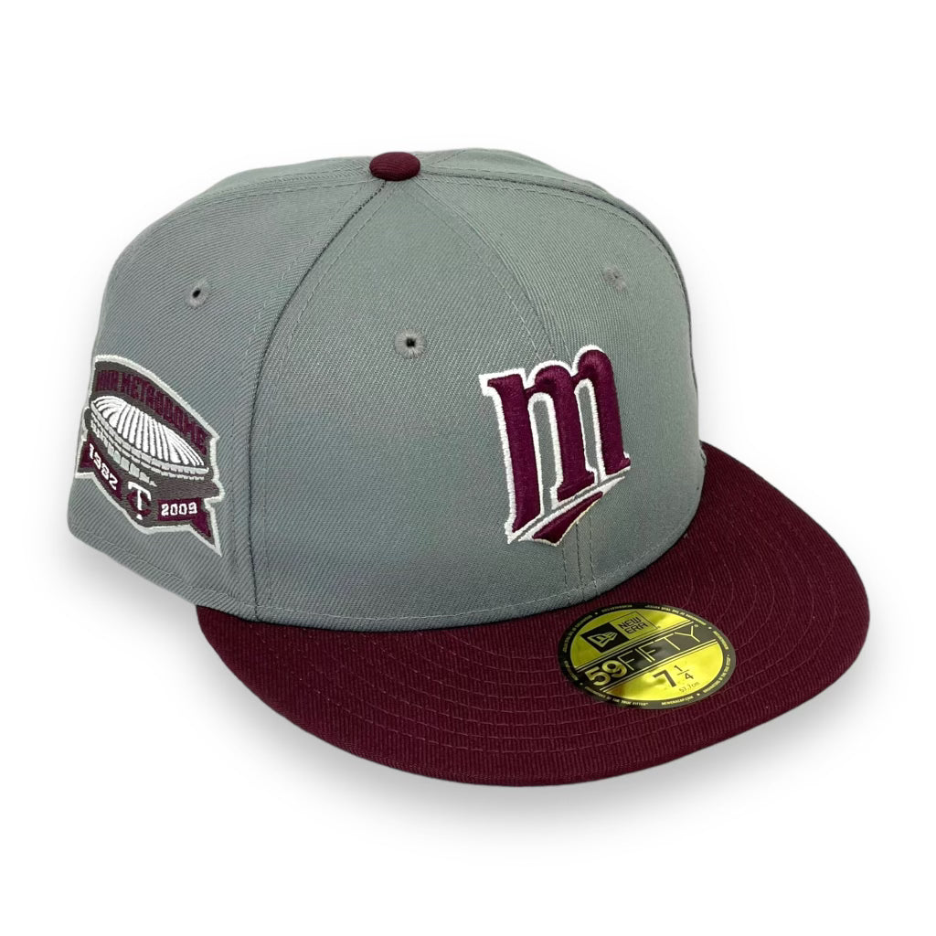 MINNESOTA TWINS (GREY) (METRODOME 1982-2009) NEW ERA 59FIFTY FITTED (S)