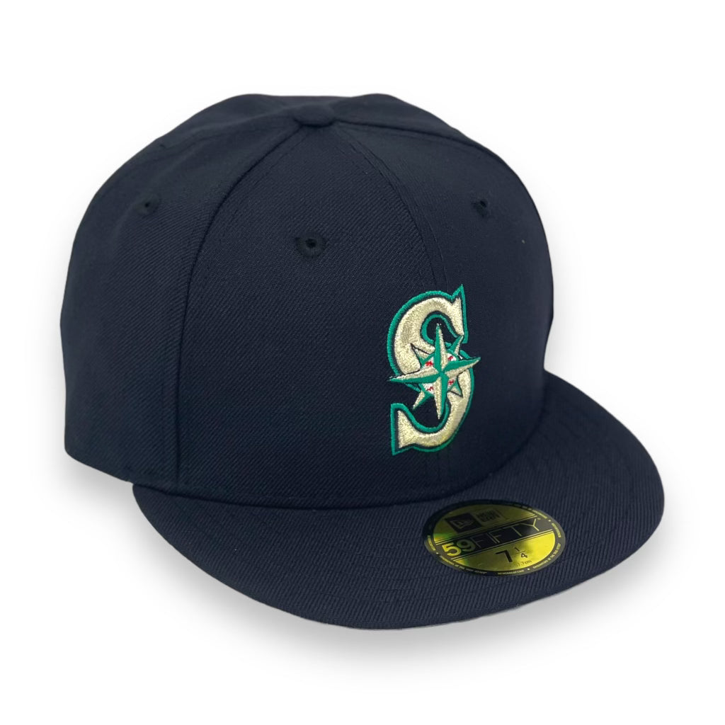 SEATTLE MARINERS (ALL NAVY) (1999-2002) ROAD NEW ERA 59FIFTY FITTED (GREY UNDER VISOR)