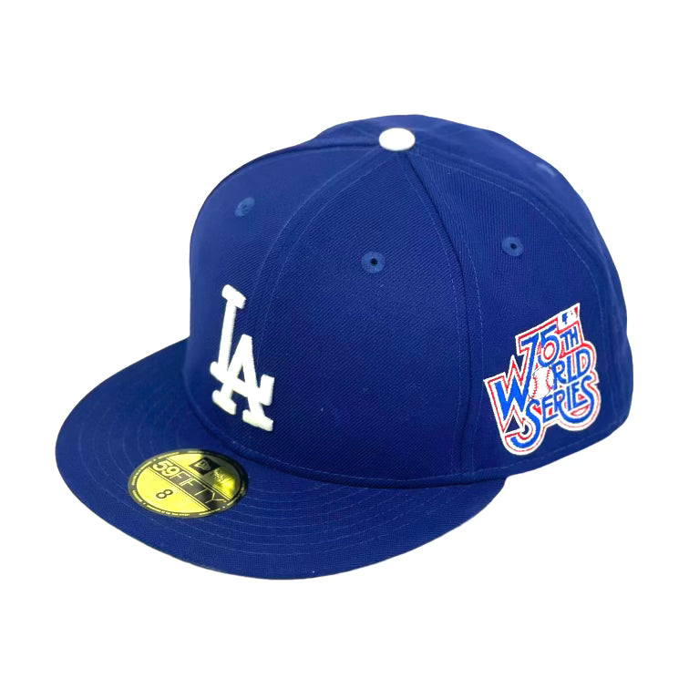 LOS ANGELES DODGERS ROYAL (1978 WORLD SERIES) NEW ERA 59FIFTY FITTED (GREEN UNDER VISOR)