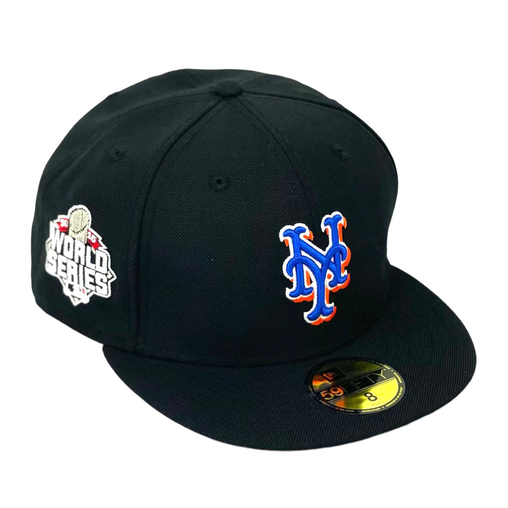 NEW YORK METS (BLACK) "2015 WORLDSERIES" NEW ERA 59FIFTY FITTED