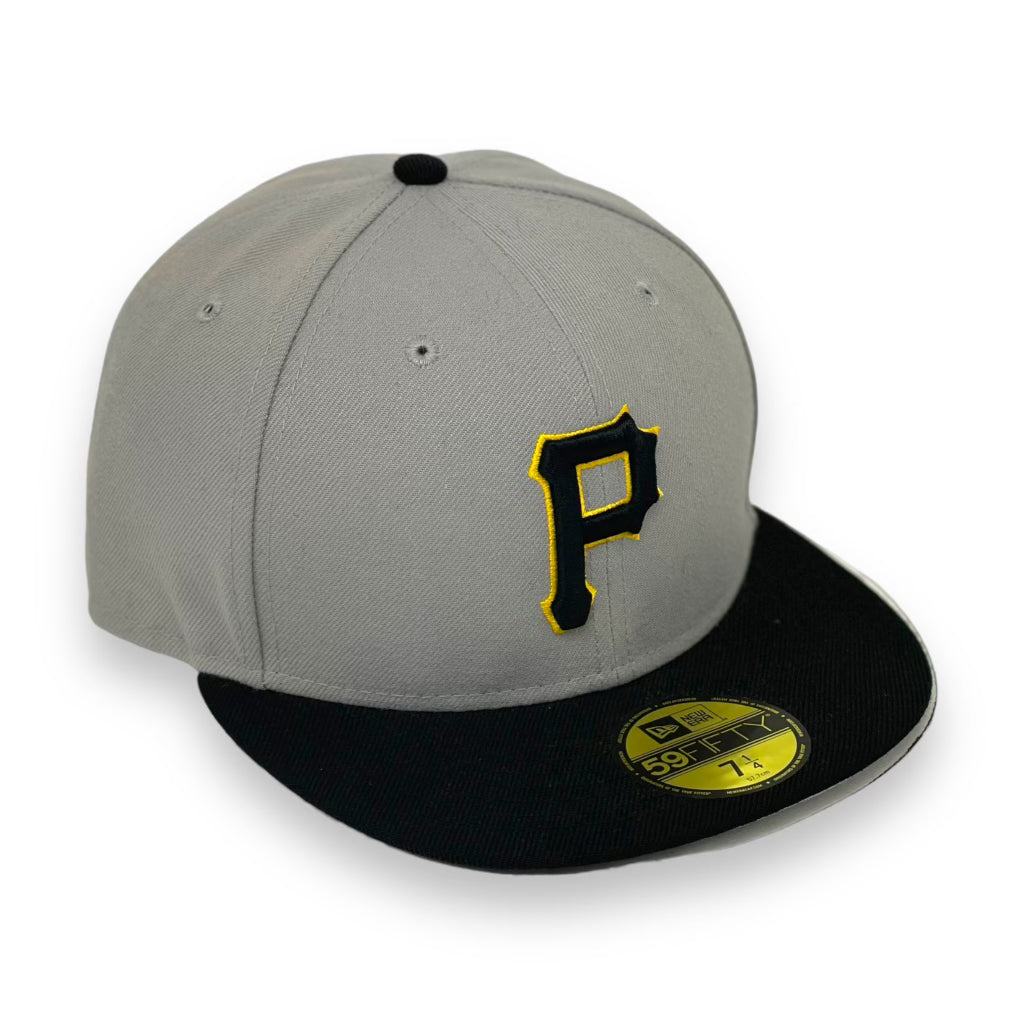 PITTSBURGH PIRATES (GREY) (1999-2000 ROAD) NEW ERA 59FIFTY FITTED (GREY UNDER BRIM)