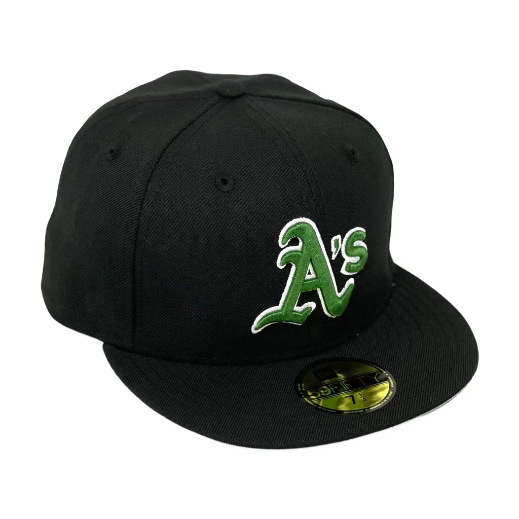 OAKLAND ATHLETICS BLACK) COOPERSTOWN NEW ERA 59FIFTY FITTED