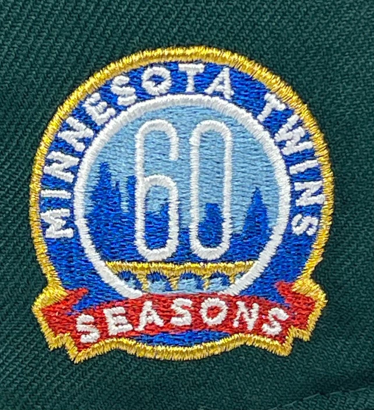 MINNESOTA TWINS (DK-GREEN) (60TH SEASON) NEW ERA 59FIFTY FITTED