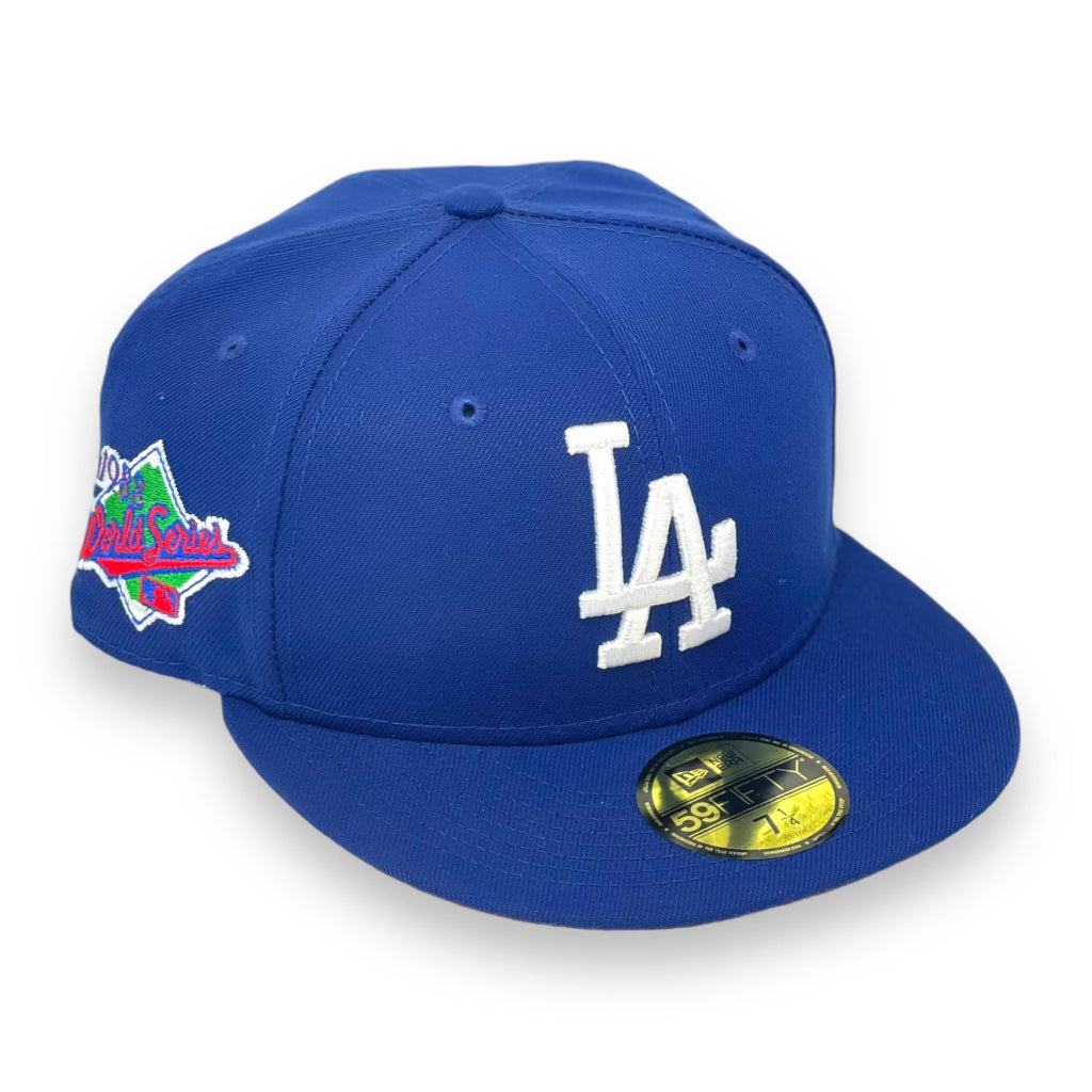 LOS ANGELES DODGERS "1988 WS X 1980 ASG" NEW ERA 59FIFTY FITTED (RED UNDER VISOR)