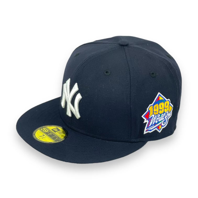 NEW YORK YANKEES 1999 WORLD SERIES NEW ERA 59FIFTY FITTED (GREY BRIM)