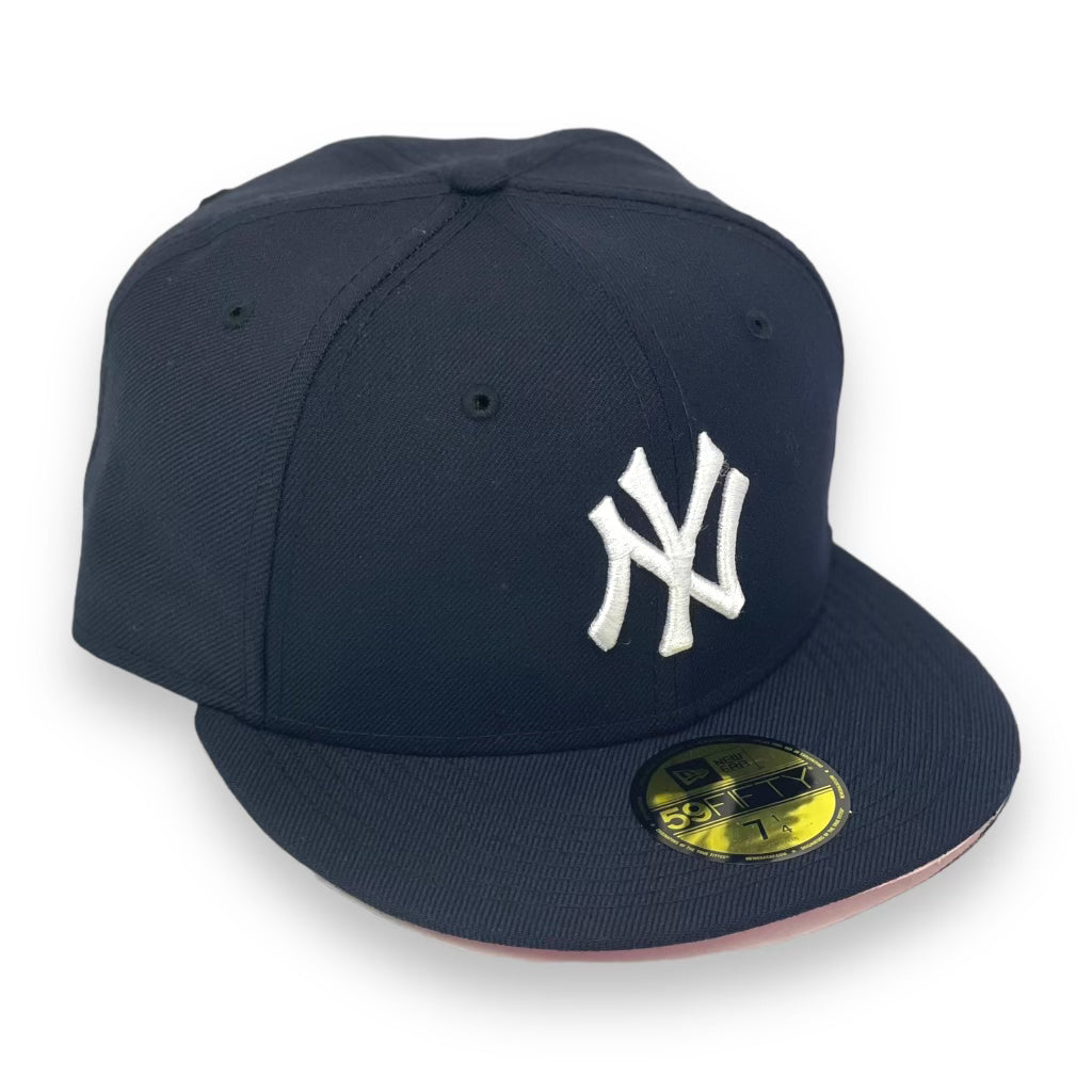 NEW YORK YANKEES (NAVY)  NEW ERA 59FIFTY FITTED ("PINK UNDER VISOR"