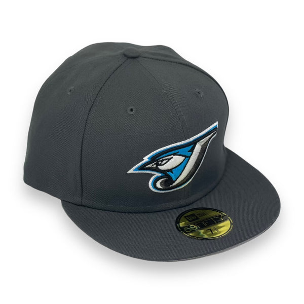 New Era 59FIFTY Toronto Blue Jays Cooperstown 1977-1996 Logo Black White Fitted Hat