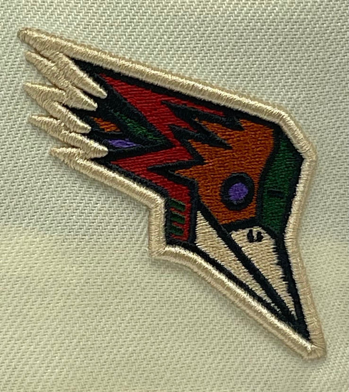 TUCSON ROADRUNNERS (OFF-WHITE) NEW ERA 59FIFTY FITTED (GREEN UNDER VISOR)