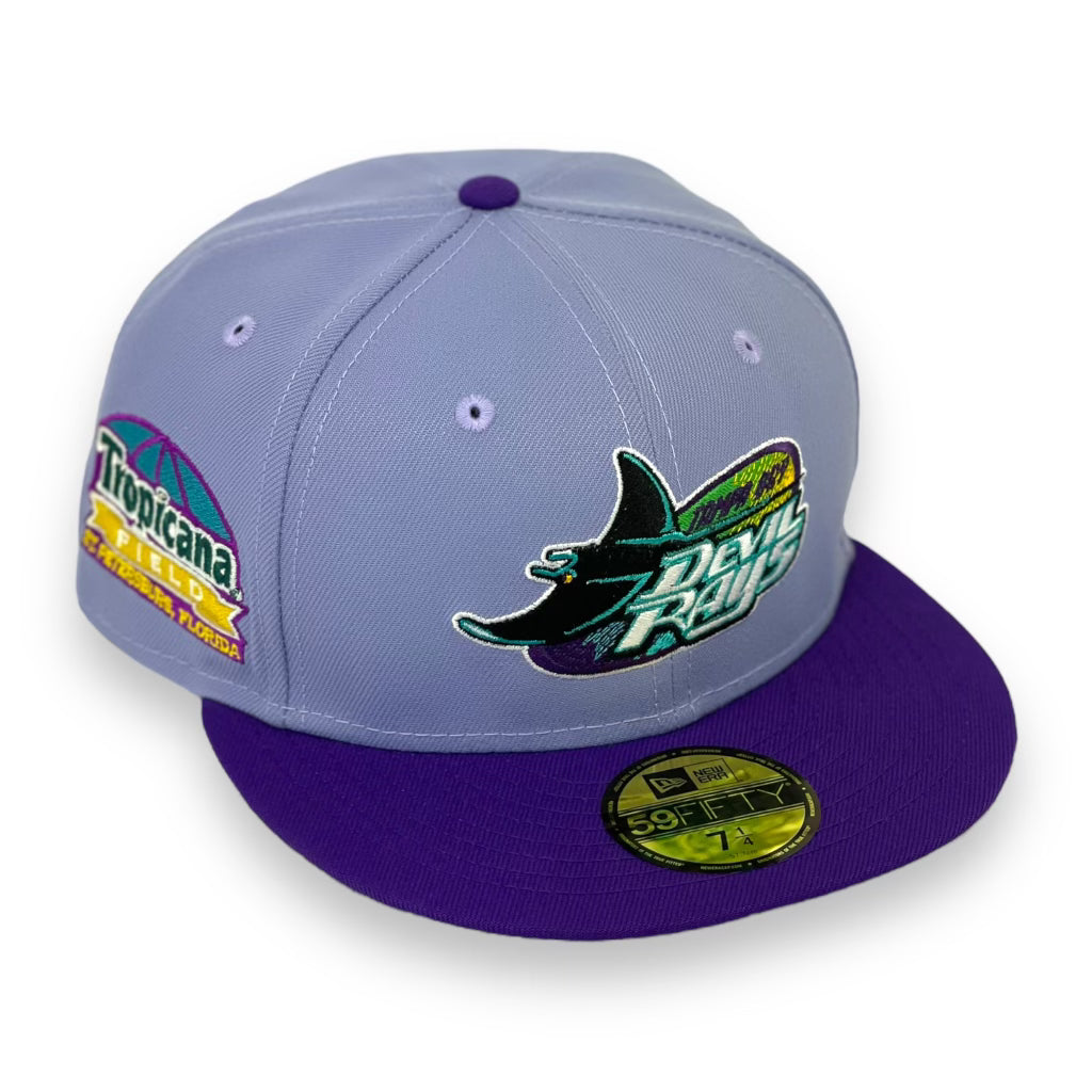 TAMPA BAY DEVIL RAYS (LAVENDER) (TROPICANA FIELD) NEW ERA 59FIFTY FITT ...