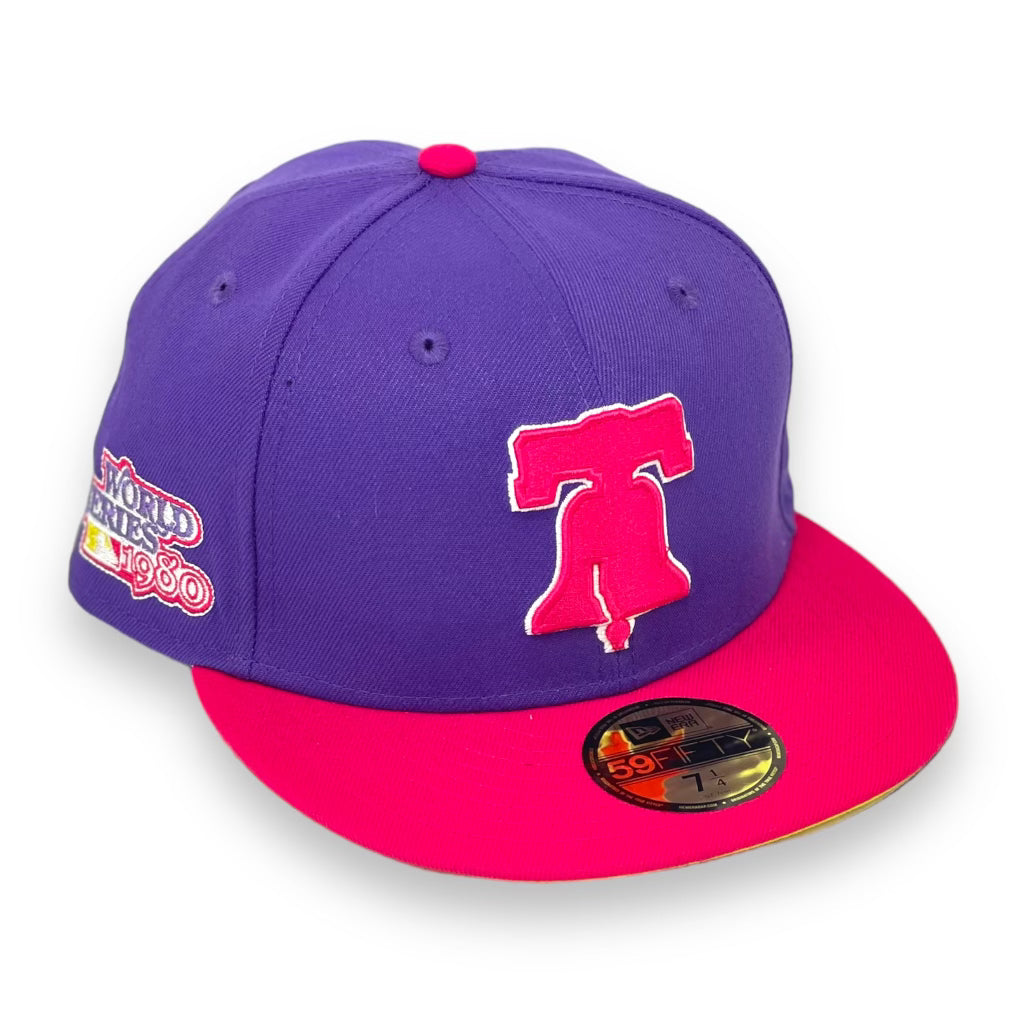 PHILADELPHIA PHILLIES (TACO BELL) (1980 WORLDSERIES) NEW ERA 59FIFTY FITTED (YELLOW UNDER VISOR)