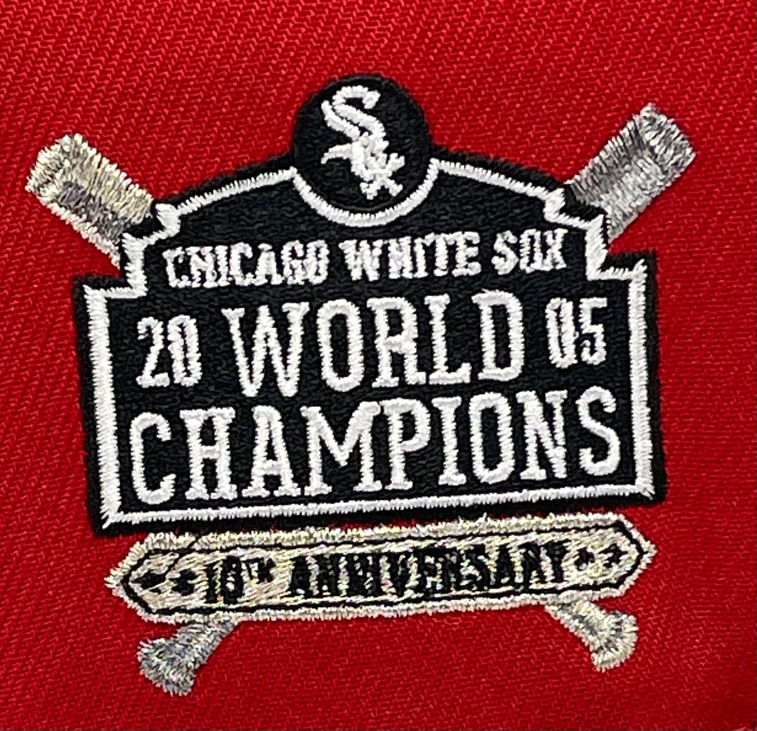 CHICAGO WHITESOX (RED) (10TH ANN) (2005 WS) NEW ERA 59FIFTY FITTED
