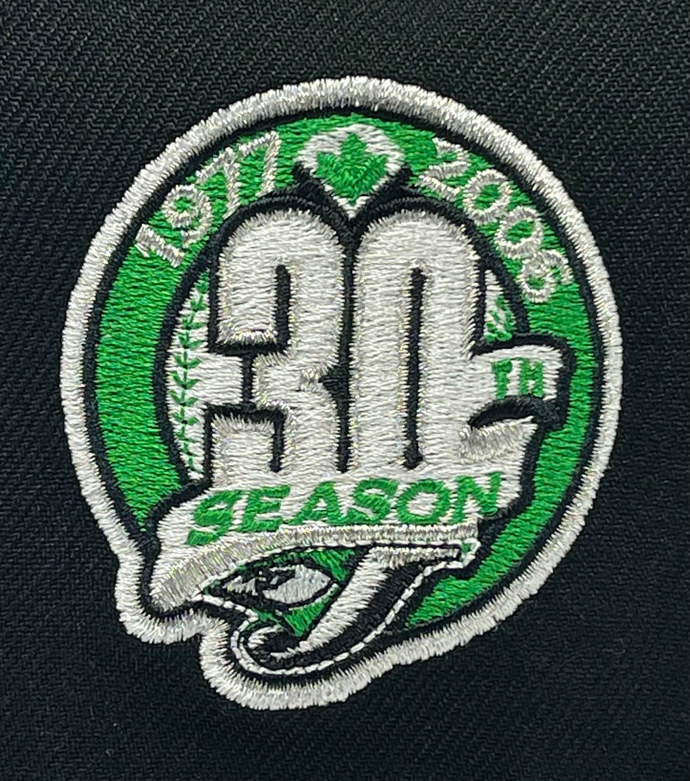 TORONTO BLUE JAYS (BLACK/GREEN) (30TH SEASON) NEW ERA 59FIFTY FITTED