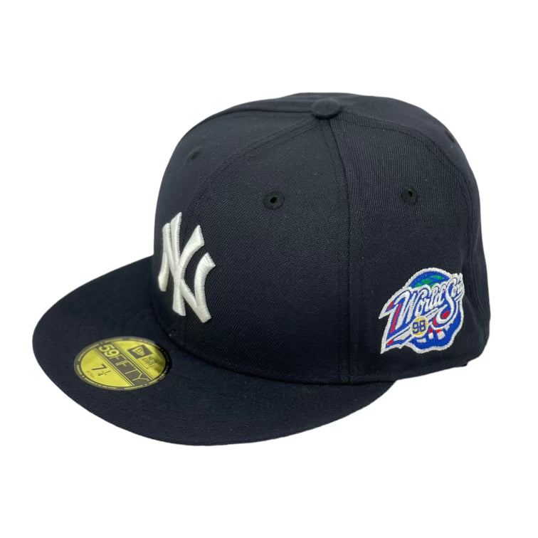 NEW YORK YANKEES "1998 WORLD SERIES" 59FIFTY FITTED (GREY BRIM)