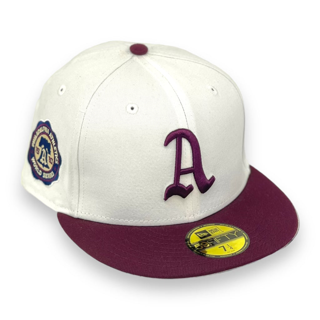 PHILADELPHIA ATHLETIC (WHITE) (1910 WORLD SERIES) NEW ERA 59FIFTY FITTED