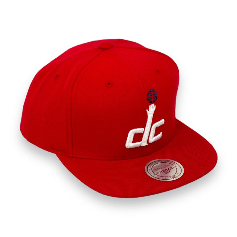 WASHINGTON WIZARDS DC-LOGO MITCHELL & NESS  SNAPBACK (NL99Z-TSC)