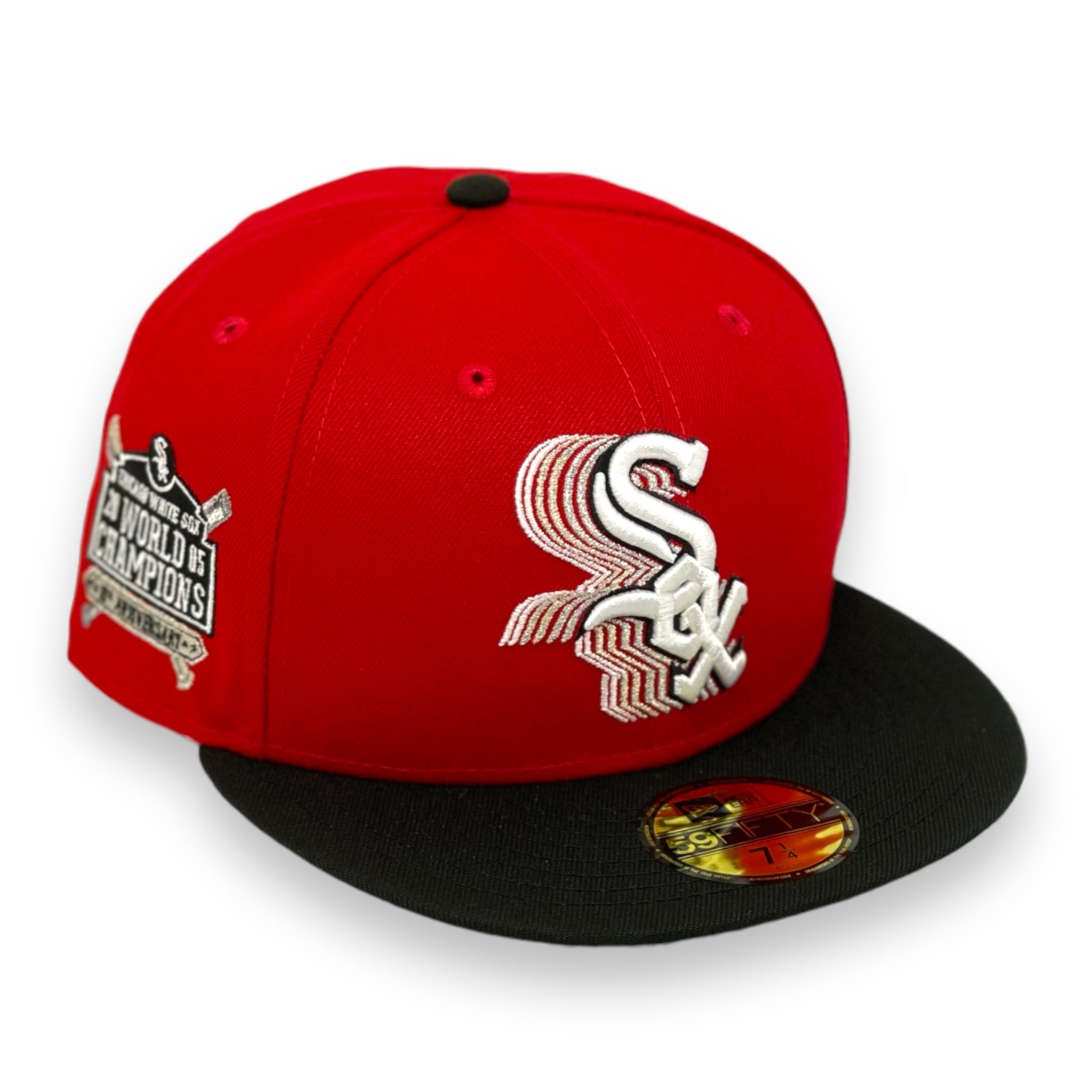 CHICAGO WHITESOX (RED) (10TH ANN) (2005 WS) NEW ERA 59FIFTY FITTED