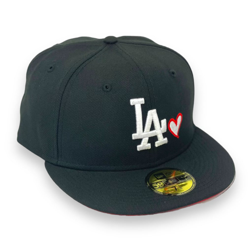 LOS ANGELES DODGERS 'LOVE OF THE GAME X TACO" NEW ERA 59FIFTY FITED (RED UNDER VISOR)