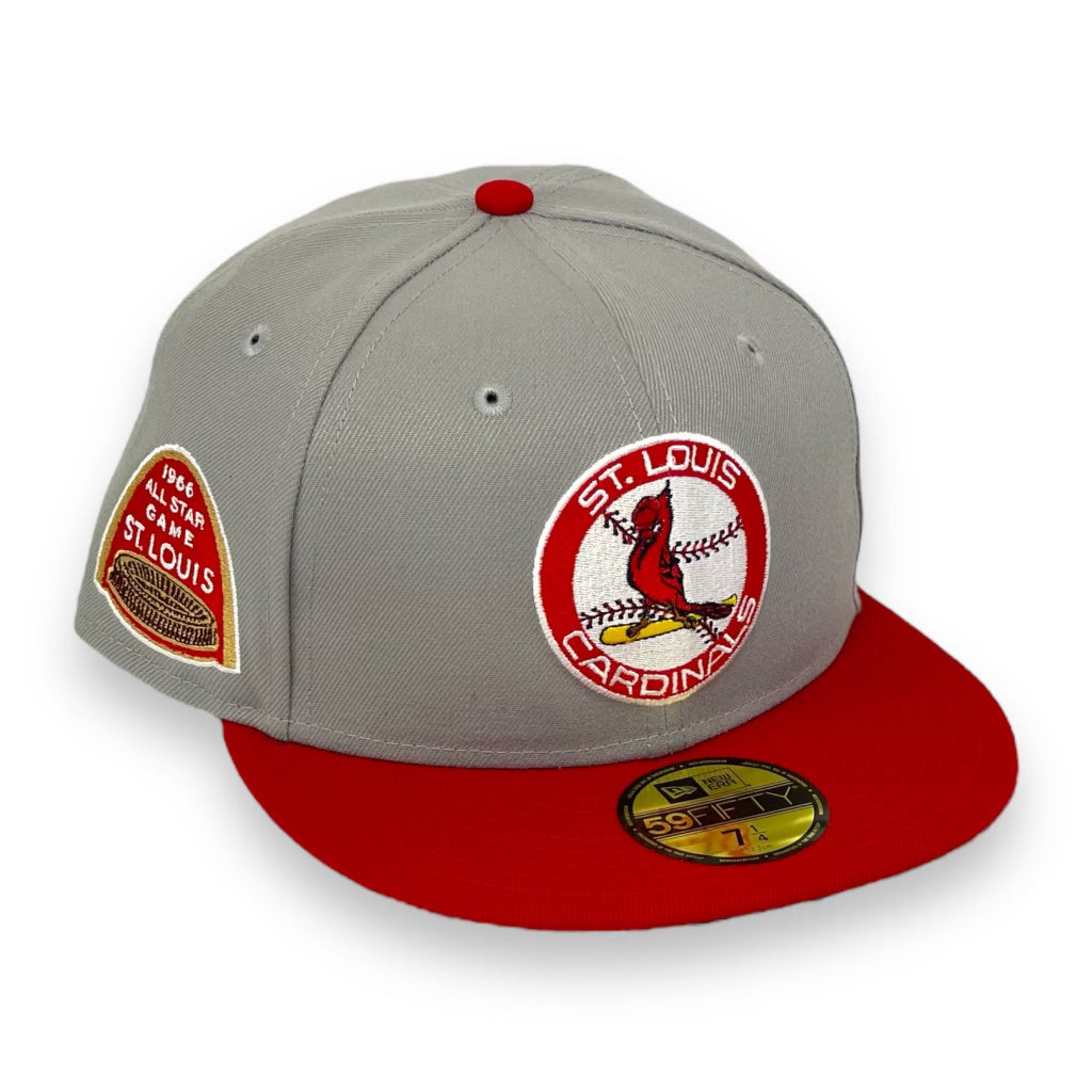 ST. LOUIS CARDINALS (GREY) (2-TONE) (1966 ALLSTARGAME) NEW ERA 59FIFTY FITTED (GREEN UNDER VISOR)