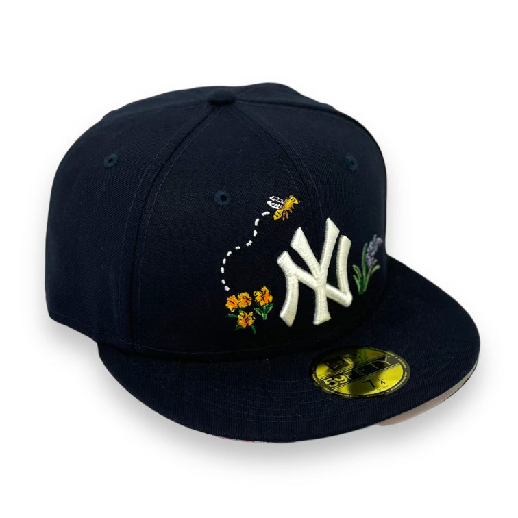 NEW YORK YANKEES  (FLORAL) NEW ERA 59FIFTY FITTED