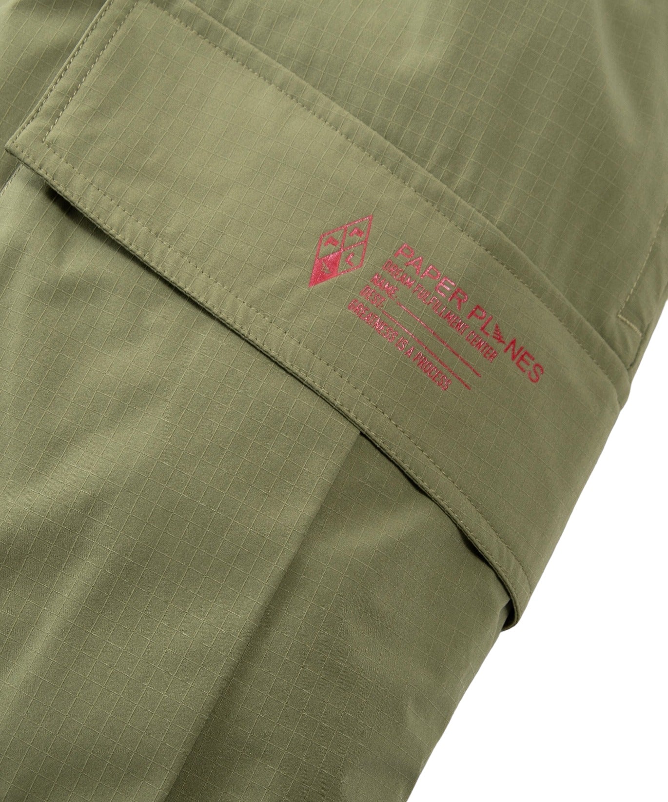 PAPER PLANES "SUPER CARGO" SHORTS GREEN