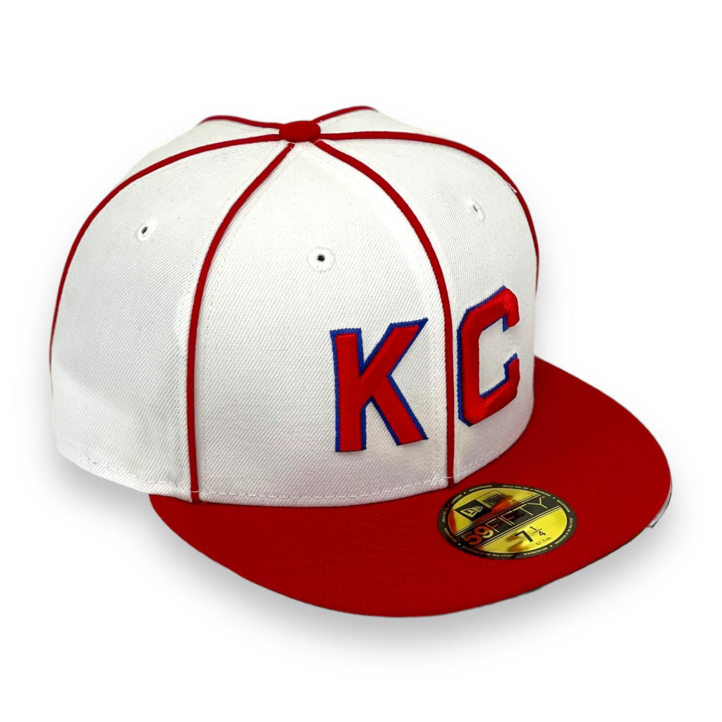 KANSAS MONARCHS NEW ERA 59FIFTY FITTED (GREEN UNDER VISOR)