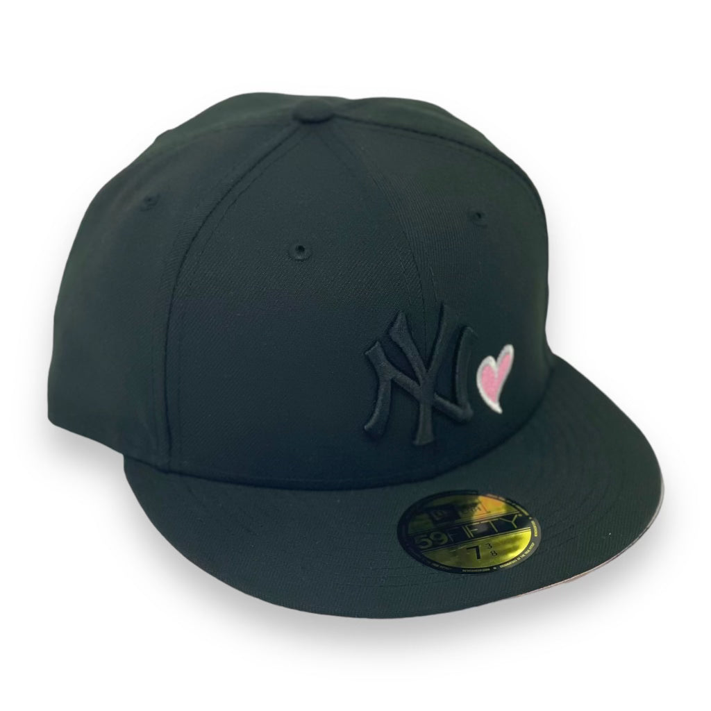 NEW YORK YANKEES (BOB) "LOVE OF THE GAME" NEW ERA 59FIFTY FITTED (PINK UNDER VISOR)
