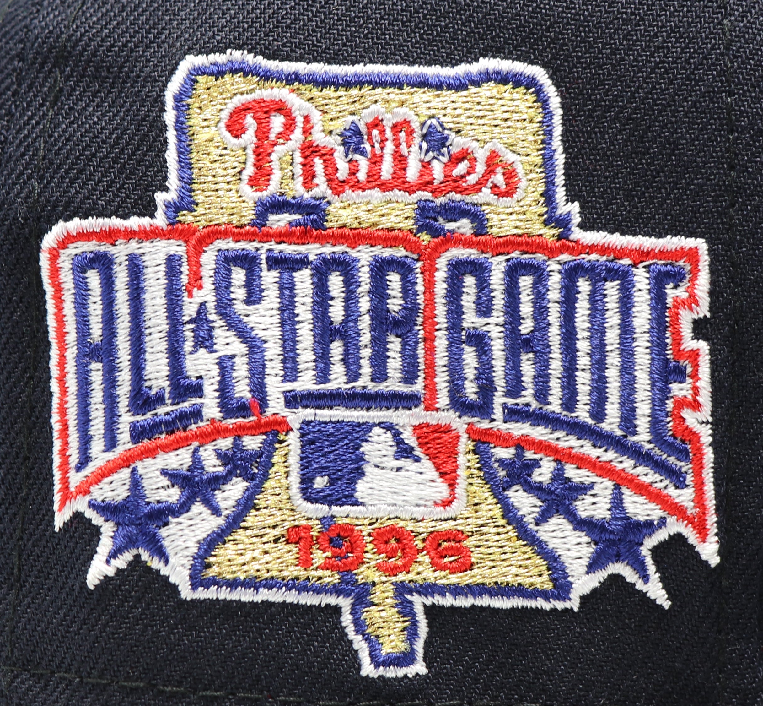 PHILADELPHIA PHILLIES (NAVY) (1996 ALLSTARGAME) NEW ERA 59FIFTY FITTED (RED UNDER VISOR)