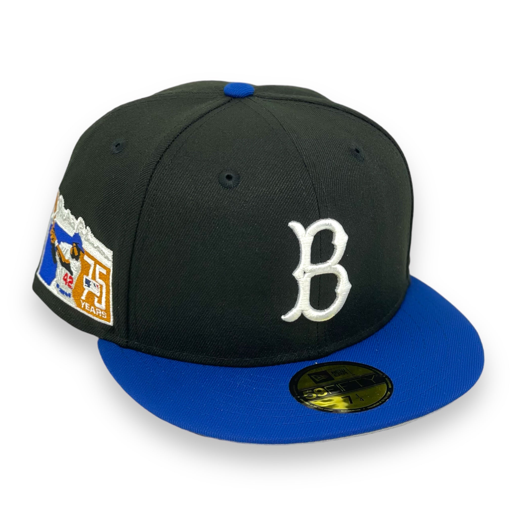 BROOKLYN DODGERS JR 75TH ANN NEW ERA 59FIFTY FITTED 4ucaps