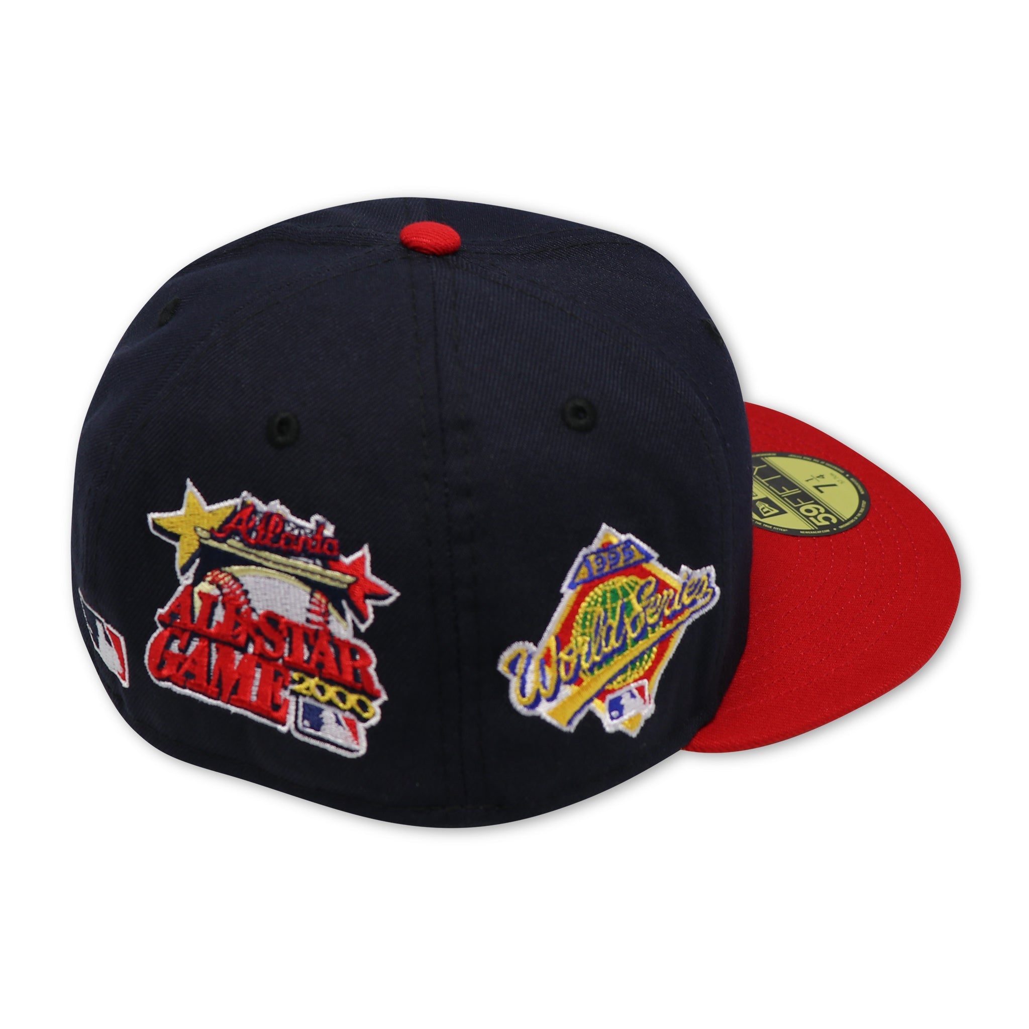 ATLANTA BRAVES "1995 WS X 2000 ASG" NEW ERA 59FIFTY FITTED (YELLOW UNDER VISOR)