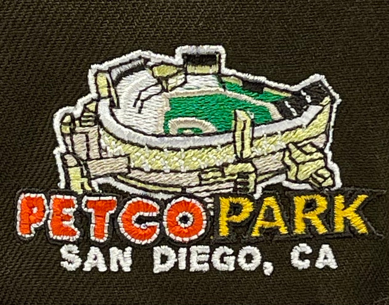 SAN DIEGO PADRES (BROWN) "PETCO PARK" NEW ERA 59FIFTY FITTED
