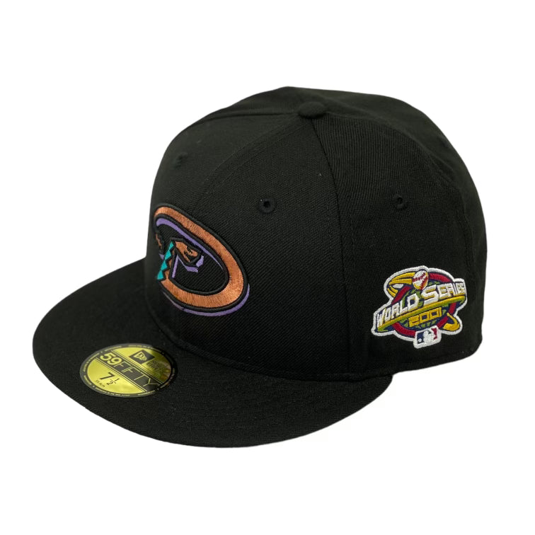 Arizona Diamondbacks 2001 World Series Black Grey 59Fifty Fitted