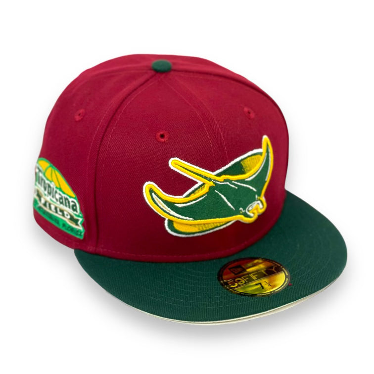 TAMPA BAY DEVIL RAYS (TROPICANA FIELD) NEW ERA 59FIFTY FITTED (CREAM UNDER VISOR)