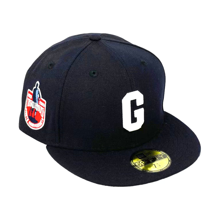 HOMESTEAD GRAYS "100TH ANNIVERSARY" NEW ERA 59FIFTY FITTED (GREEN UNDER VISOR)