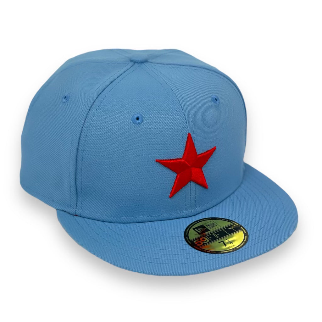DETROIT STARS NEW ERA 59FIFTY FITTED (RED UNDER VISOR)