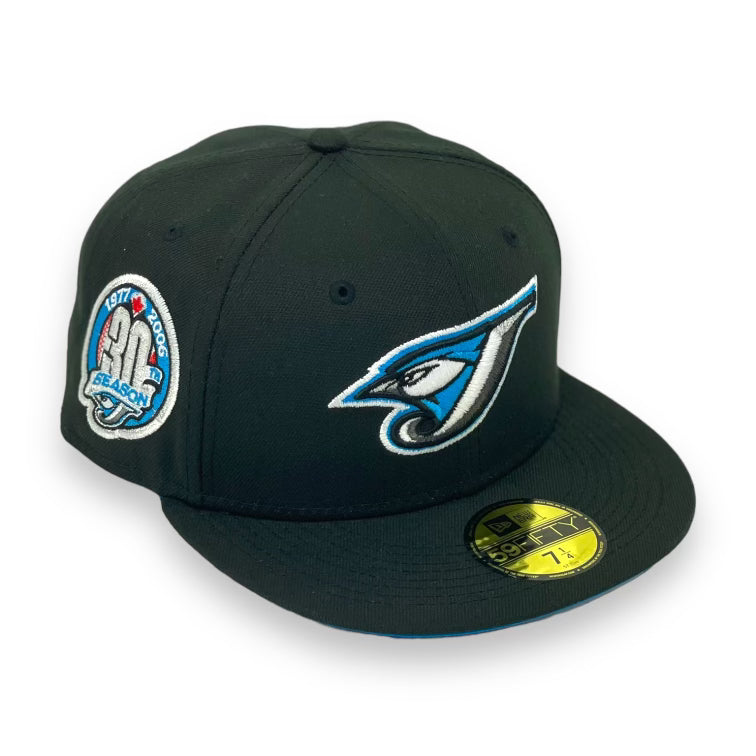 New Era 59FIFTY Stone Dome Toronto Blue Jays 10th Anniversary Patch Hat- Stone, Light Blue Stone/Light Blue / 7 7/8