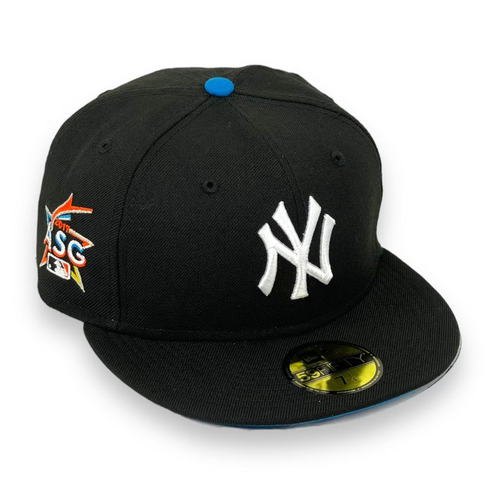 NEW YORK YANKEES (BLACK) (2017 ASG "MIAMI") NEW ERA 59FIFTY FITTED (CARDINAL BLUE UNDER VISOR)