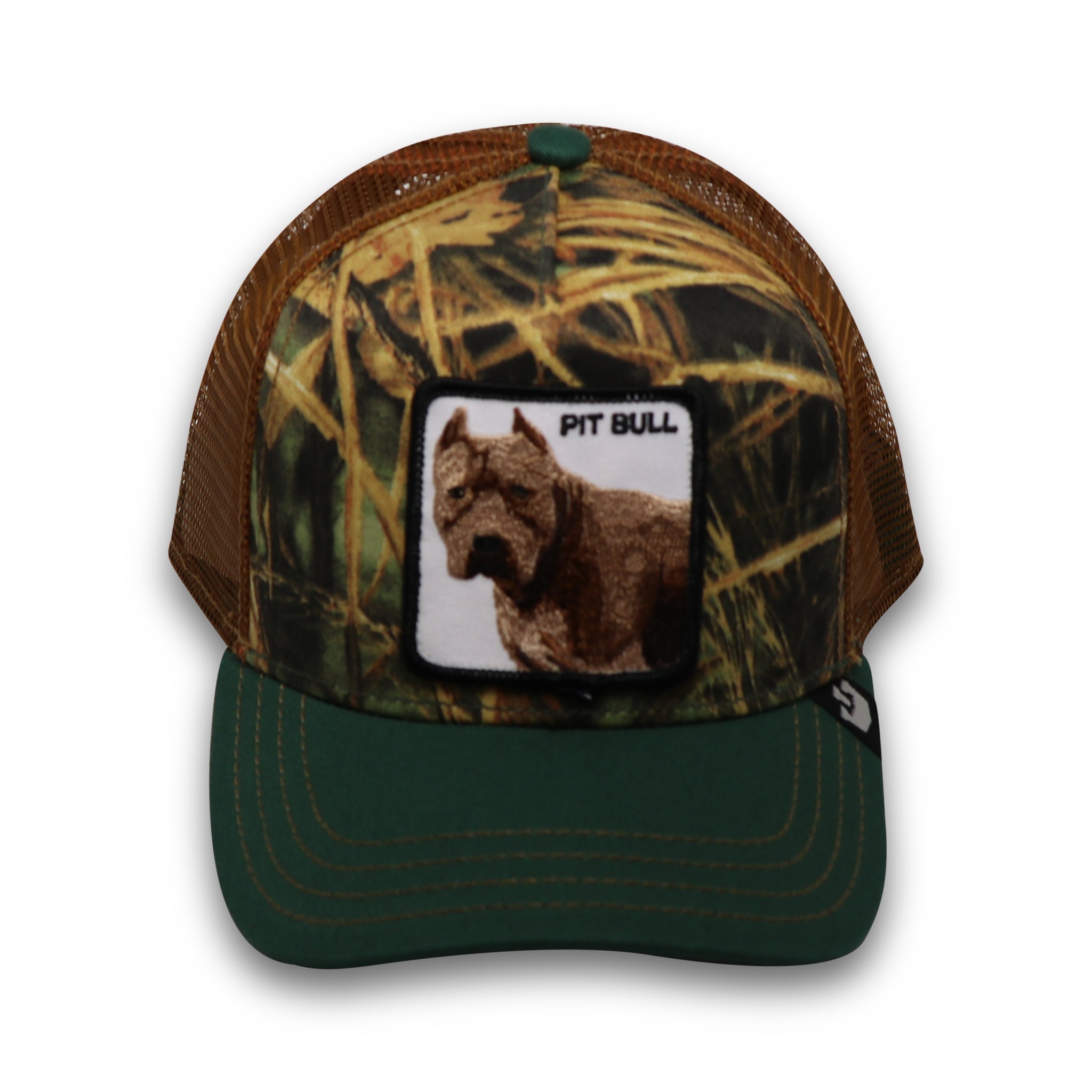 GOORIN BROS PITBULL (CAMO) TRUCKER SNAPBACK