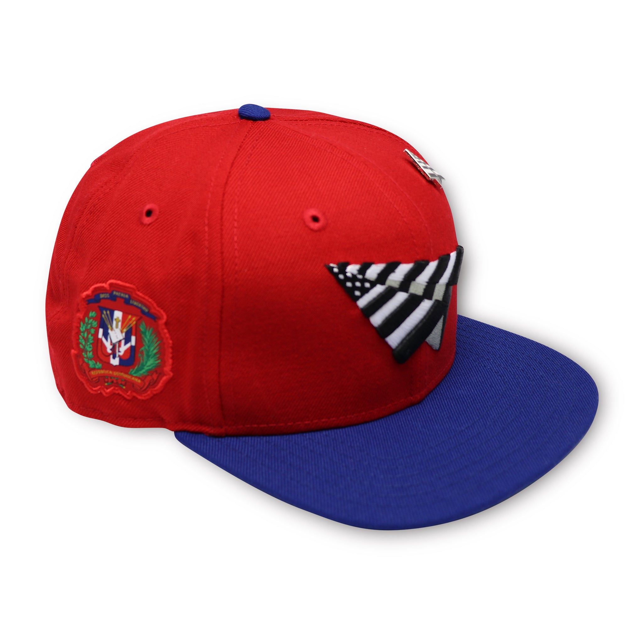 PAPER PLANES DOMINICAN REPUBLIC (RED/ROYAL) RETRO FIT SNAPBACK