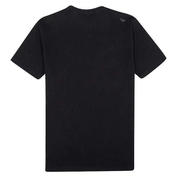 PAPER PLANES CREW BLACK TEE
